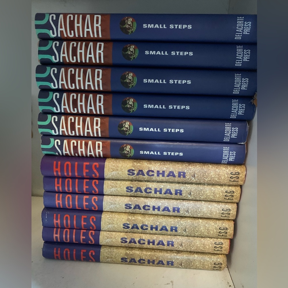 HOLES(6) SMALL STEPS(6) sequel Lois Sachar GUIDED READING lot HCDJ Teachers Set
